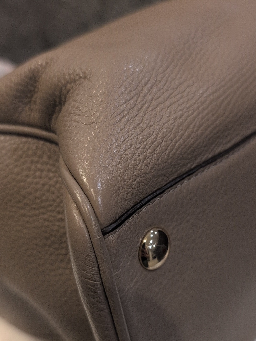 Coach Bennet Pebbled Leather Satchel - Picture 9 of 16